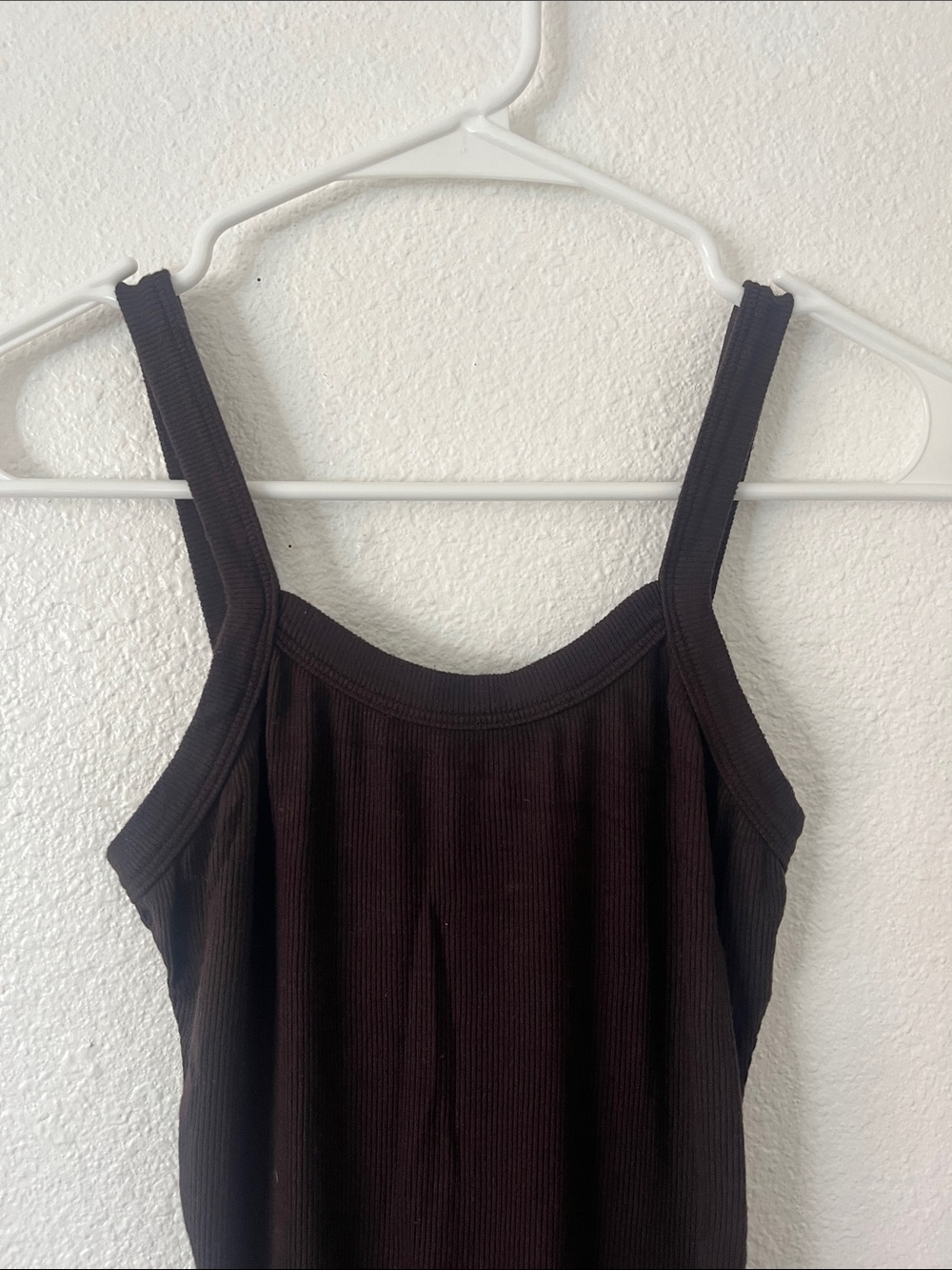 SET ACTIVE Brown Ribbed Thong Bodysuit Size Small - Picture 2 of 6
